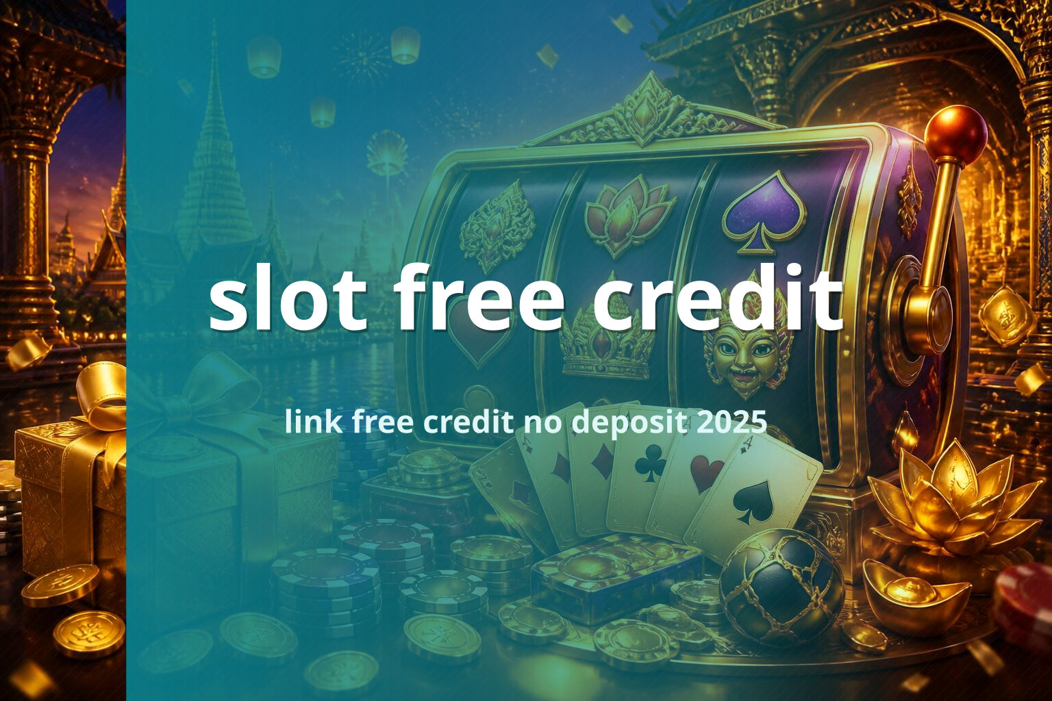 slot free credit - online gaming promotions