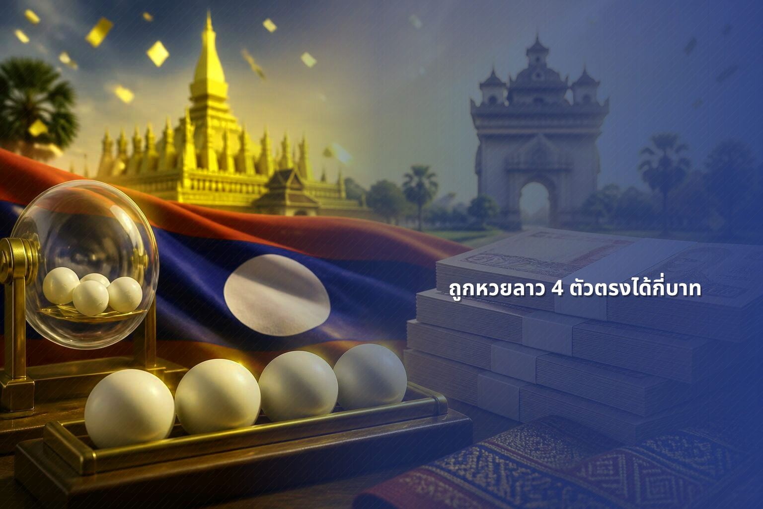 ถูกหวยลาว 4 ตัวตรงได้กี่บาท - หวยลาว
