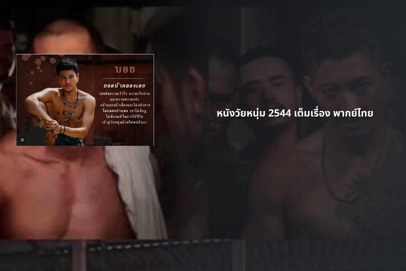 หนังวัยหนุ่ม 2544 เต็มเรื่อง พากย์ไทย - Thai movie