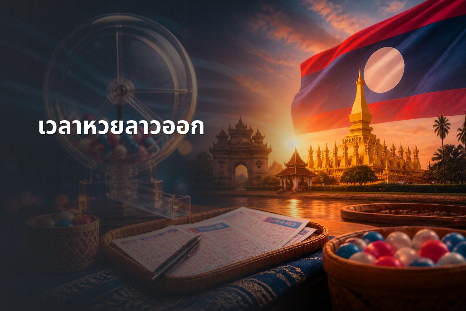 เวลาหวยลาวออก - lottery timing