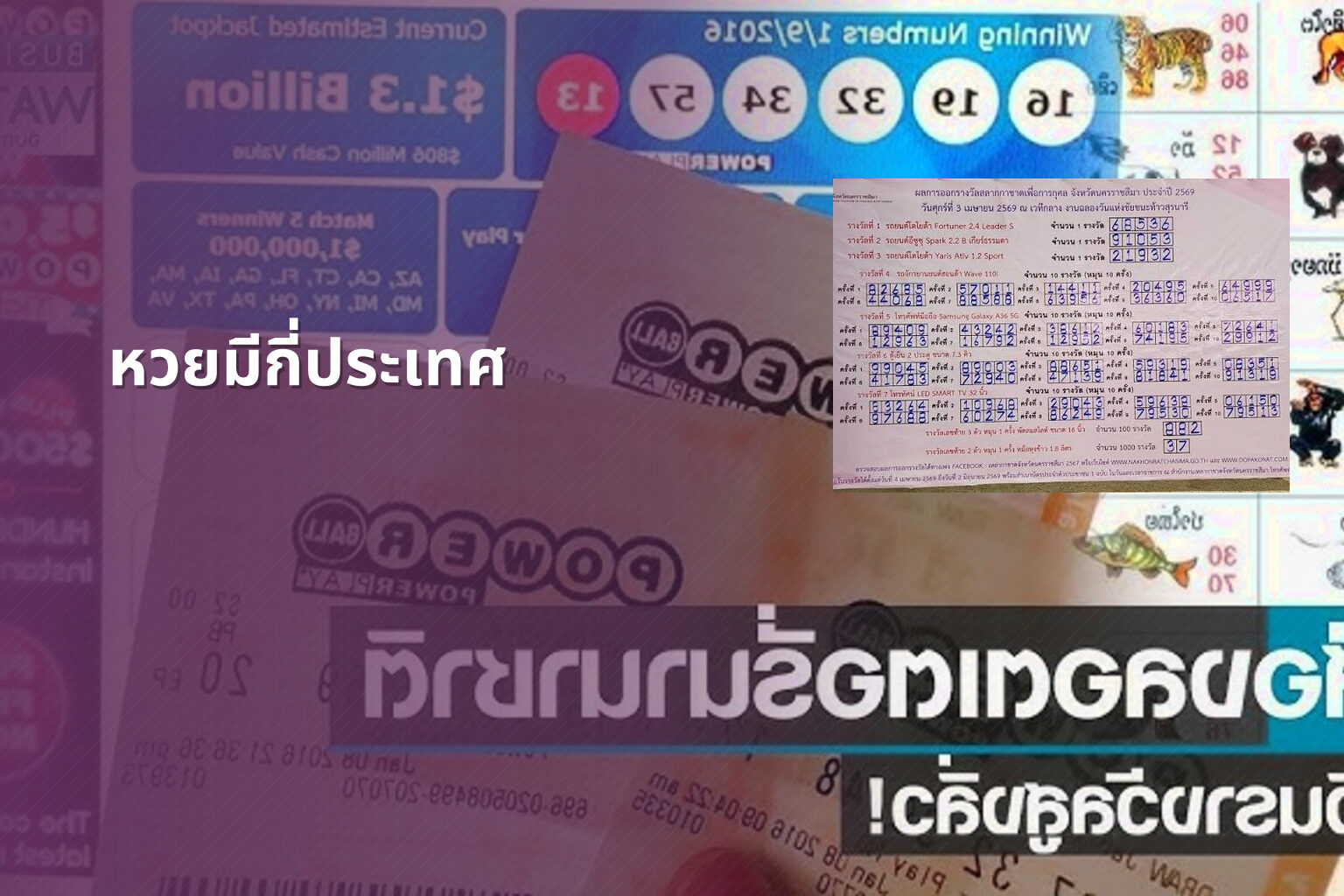 หวยมีกี่ประเทศ - หวย