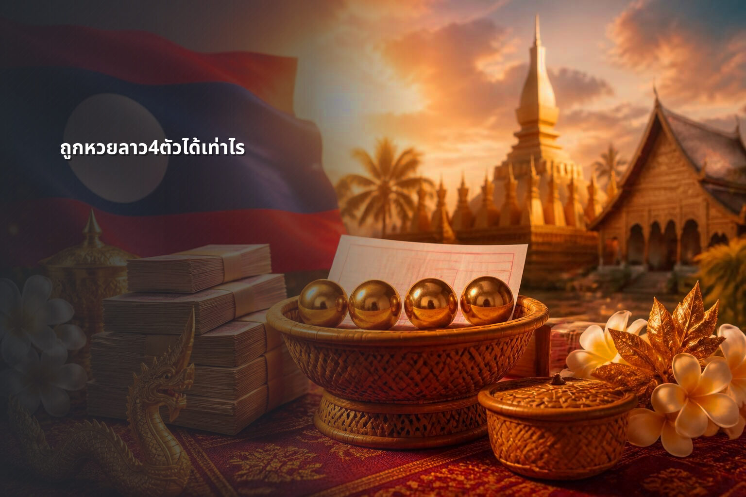 ถูกหวยลาว4ตัวได้เท่าไร - หวยลาว