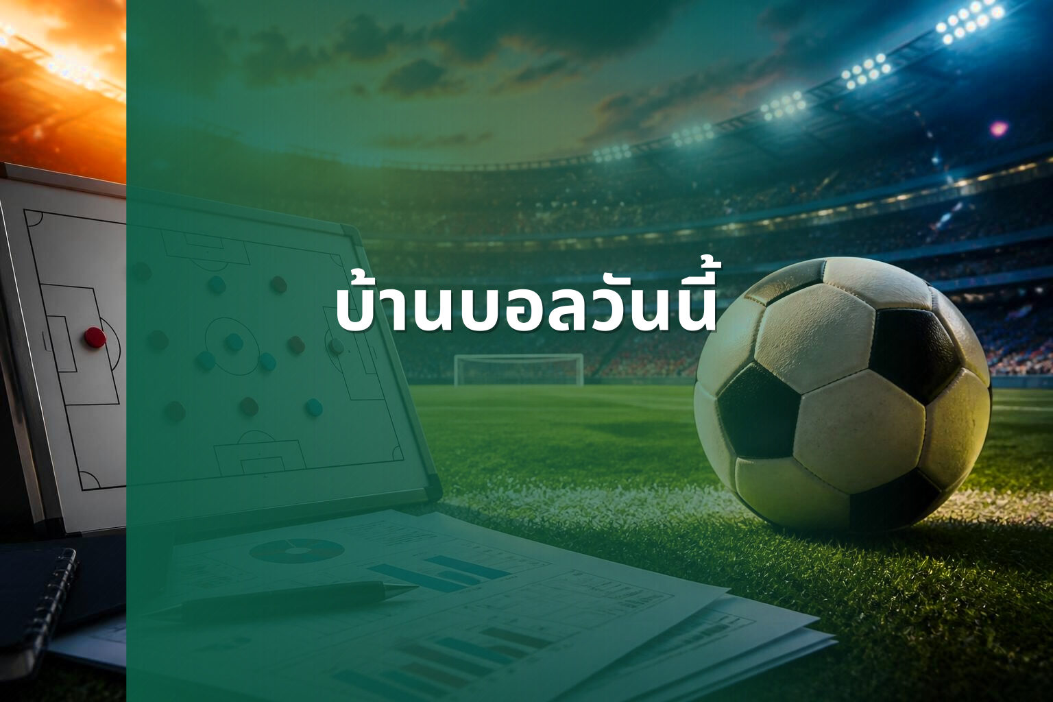 บ้านบอลวันนี้ - football match updates
