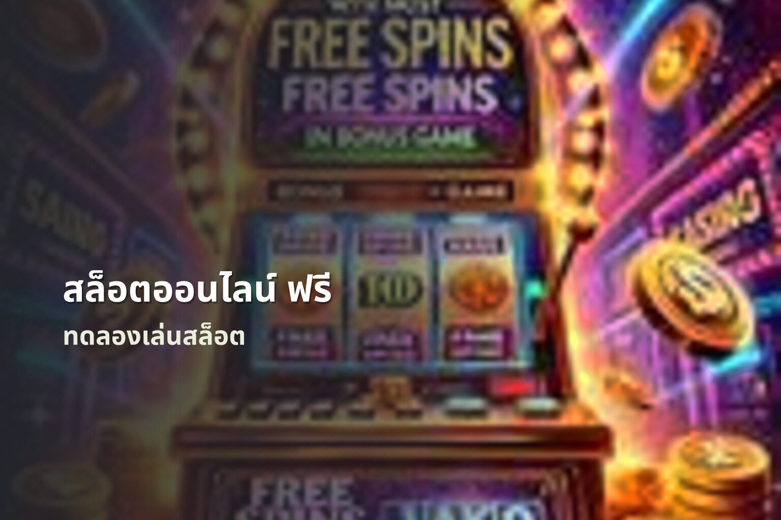 สล็อตออนไลน์ ฟรี - slot games