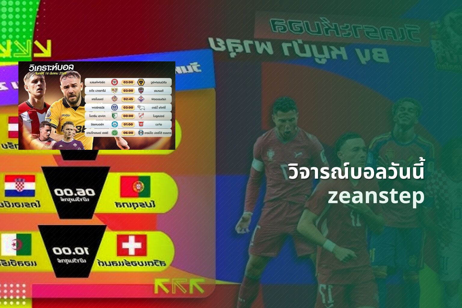 วิจารณ์บอลวันนี้ - sports analysis