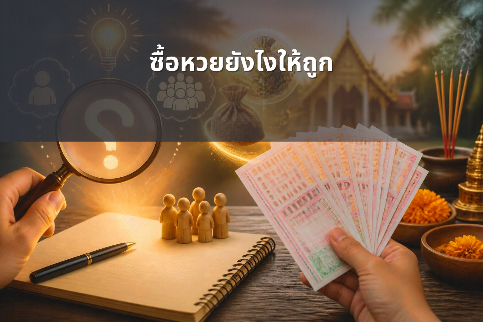ซื้อหวยยังไงให้ถูก - การซื้อหวย