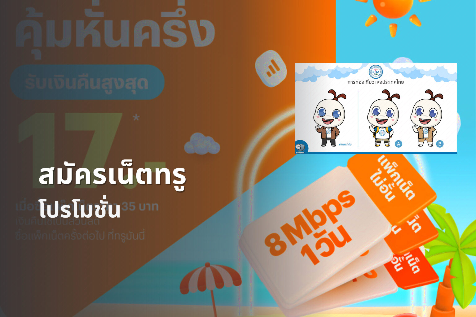 สมัครเน็ตทรู - mobile internet subscription