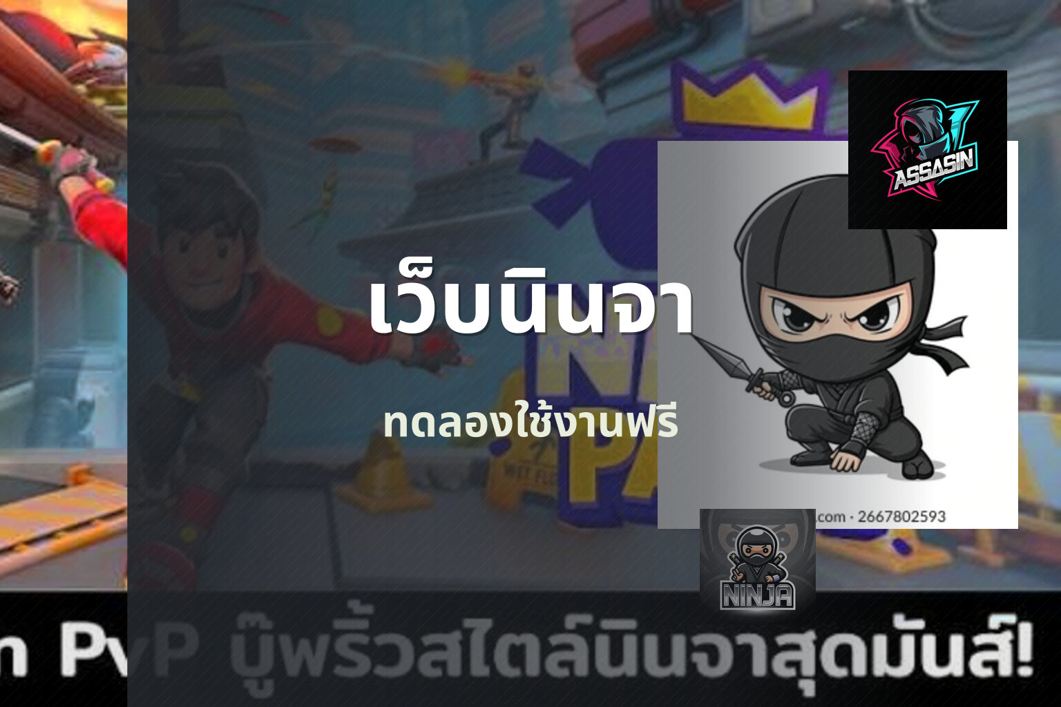 เว็บนินจา ทดลองใช้งานฟรี