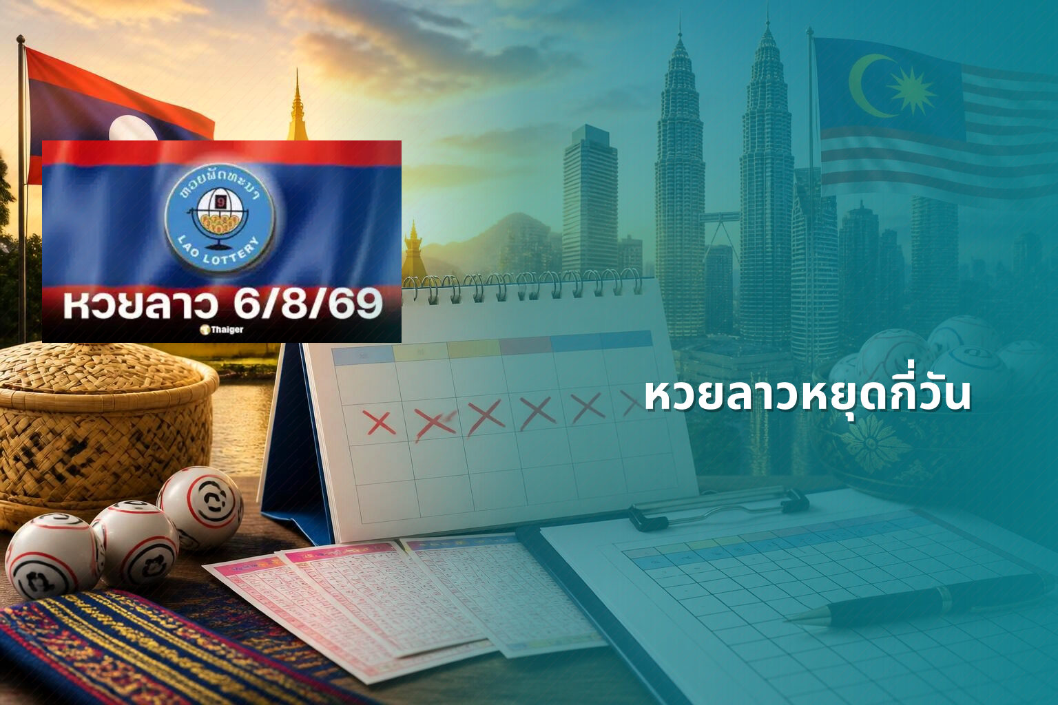 หวยลาวหยุดกี่วัน - lottery schedule