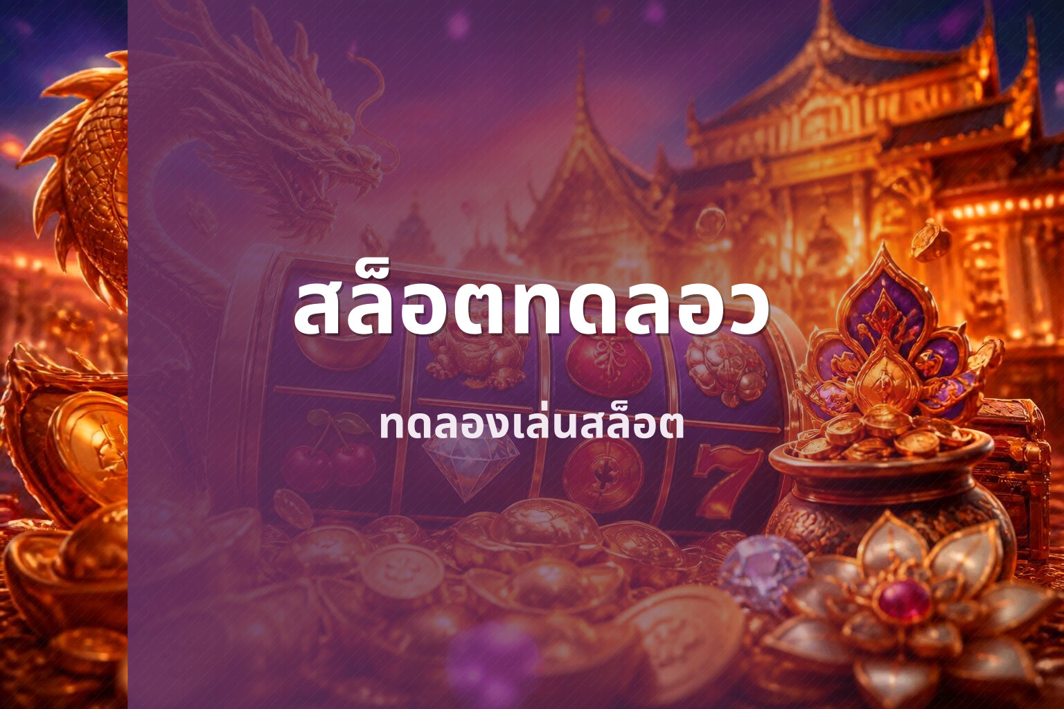 สล็อตทดลอว - online slot games