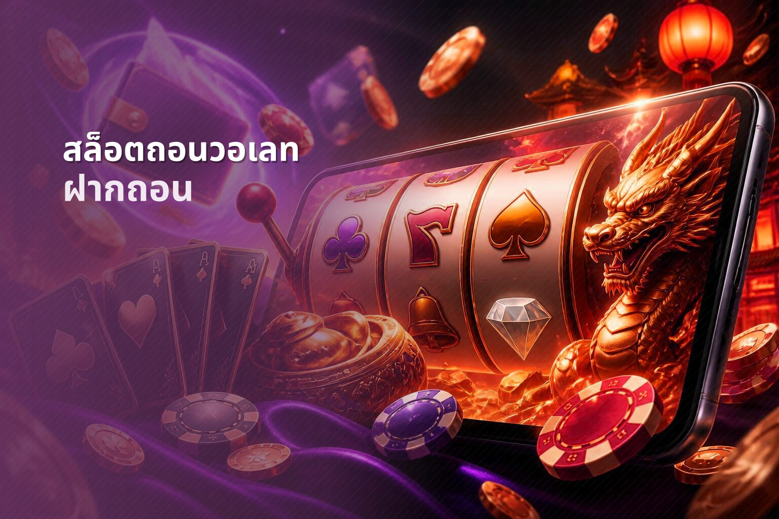 สล็อตถอนวอเลท ฝากถอน
