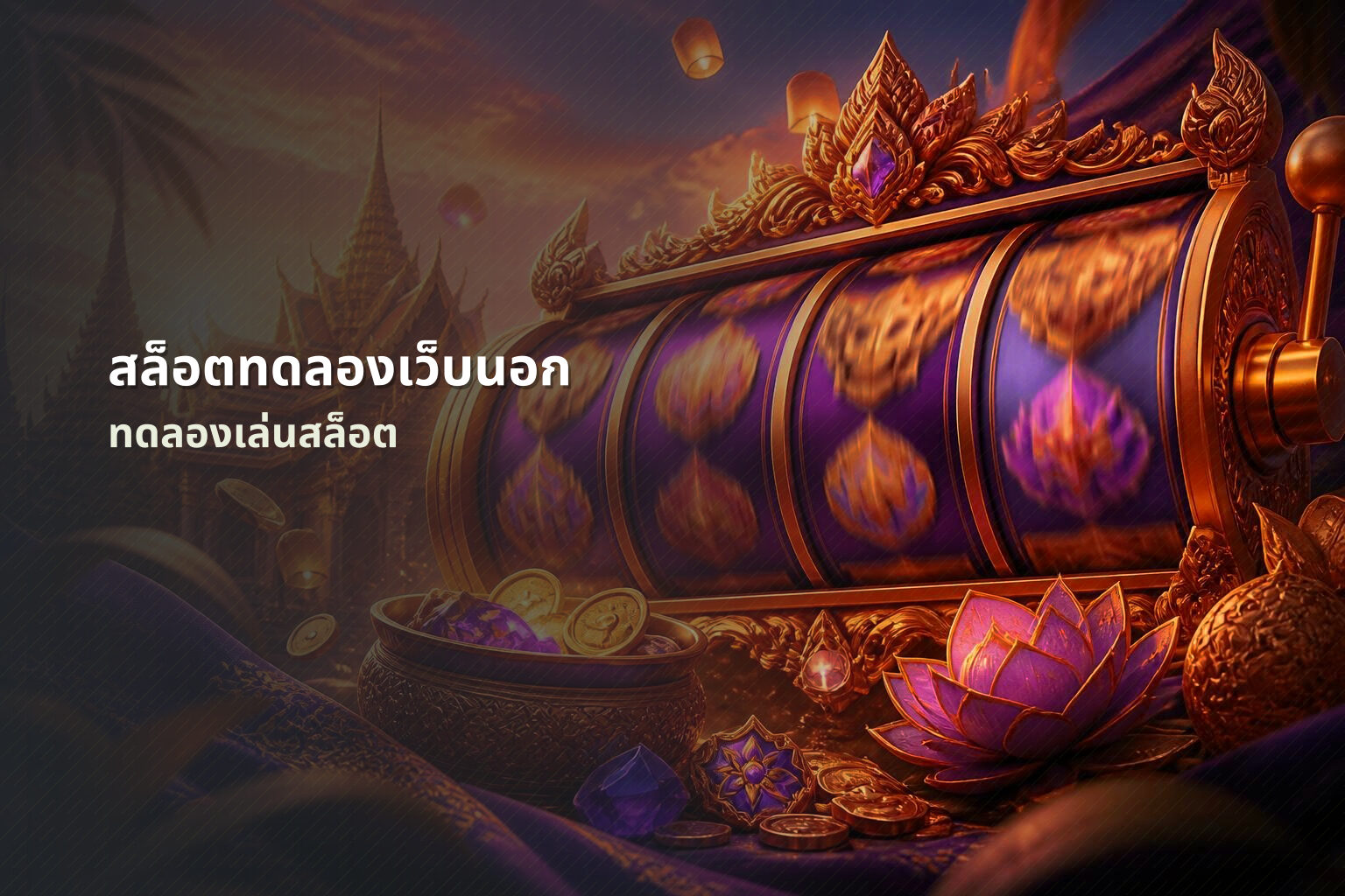 สล็อตทดลองเว็บนอก - slot games