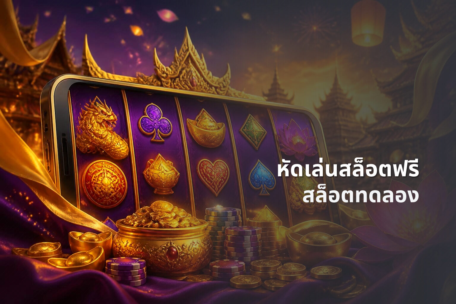 หัดเล่นสล็อตฟรี สล็อตทดลอง