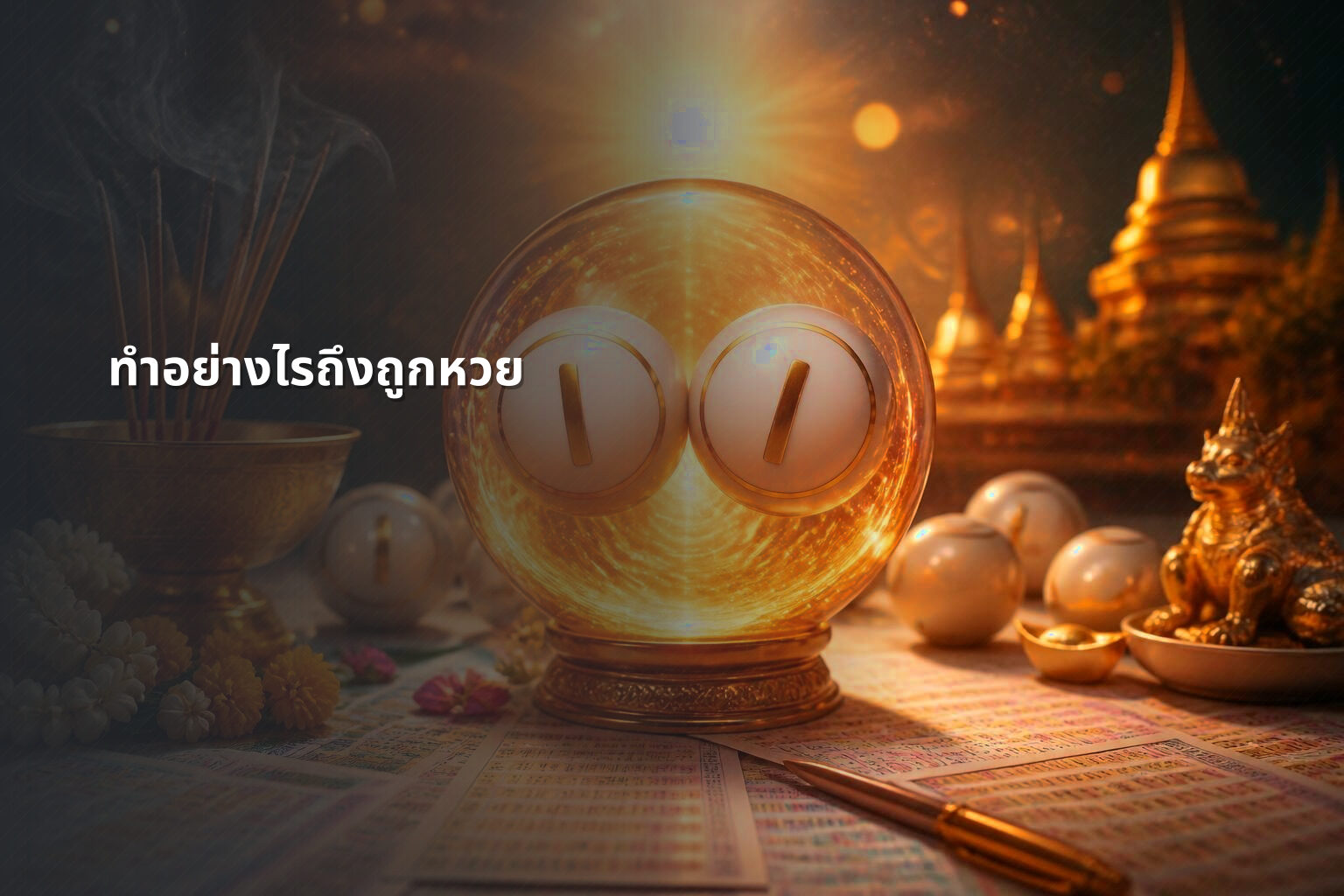ทำอย่างไรถึงถูกหวย - หวย