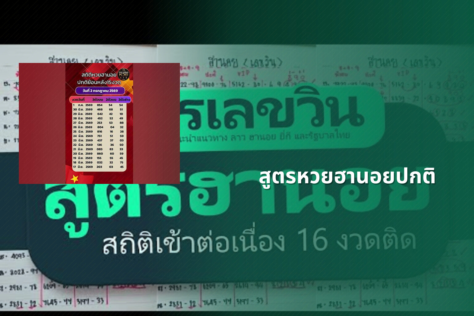 สูตรหวยฮานอยปกติ - หวยฮานอย