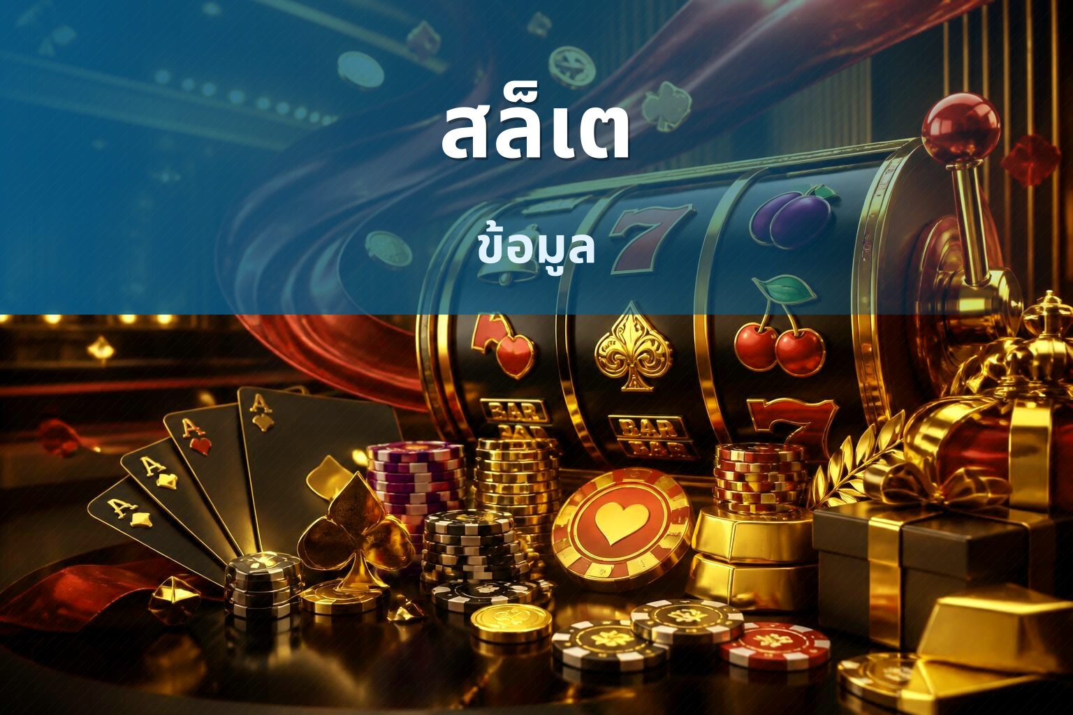 สล็เต ข้อมูล