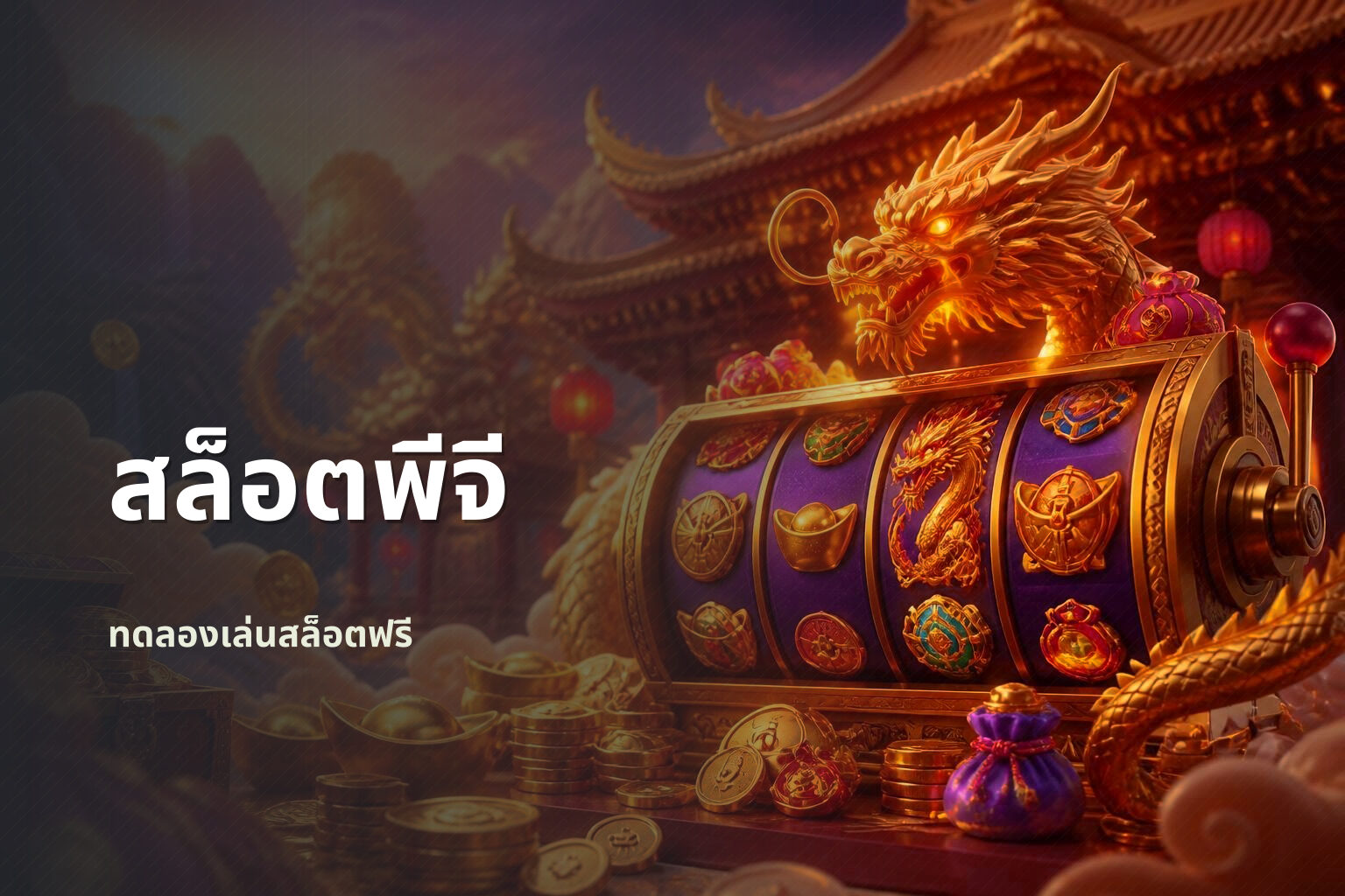 สล็อตพีจี ทดลองเล่นสล็อตฟรี