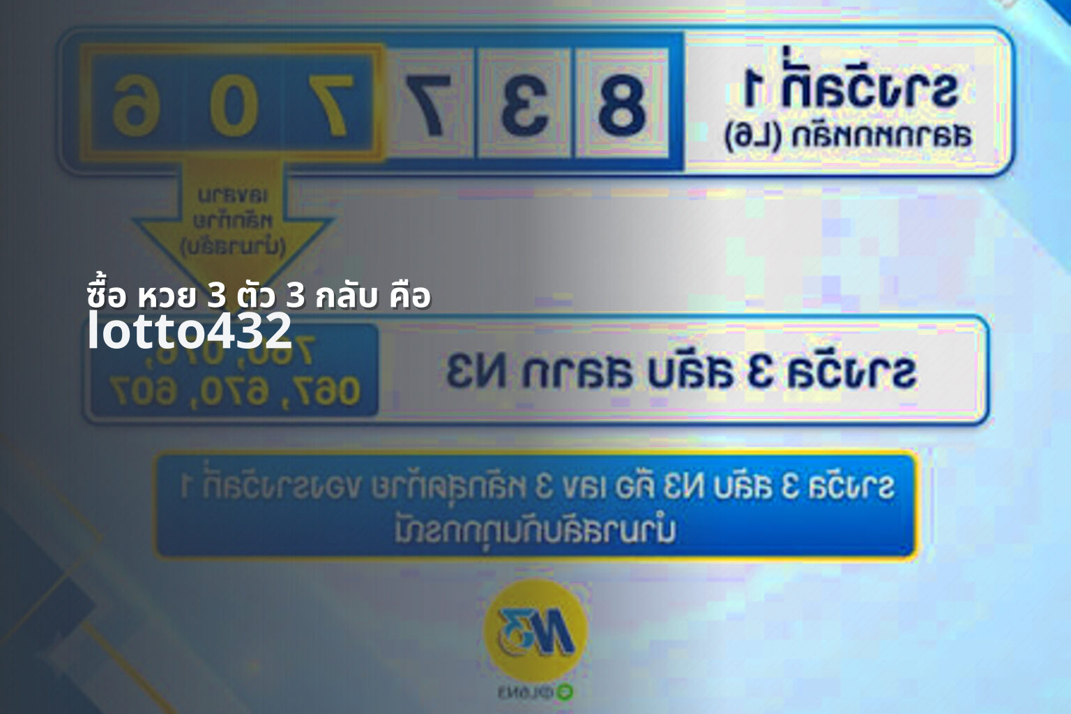 ซื้อ หวย 3 ตัว 3 กลับ คือ - 3-digit lottery ticket explanation