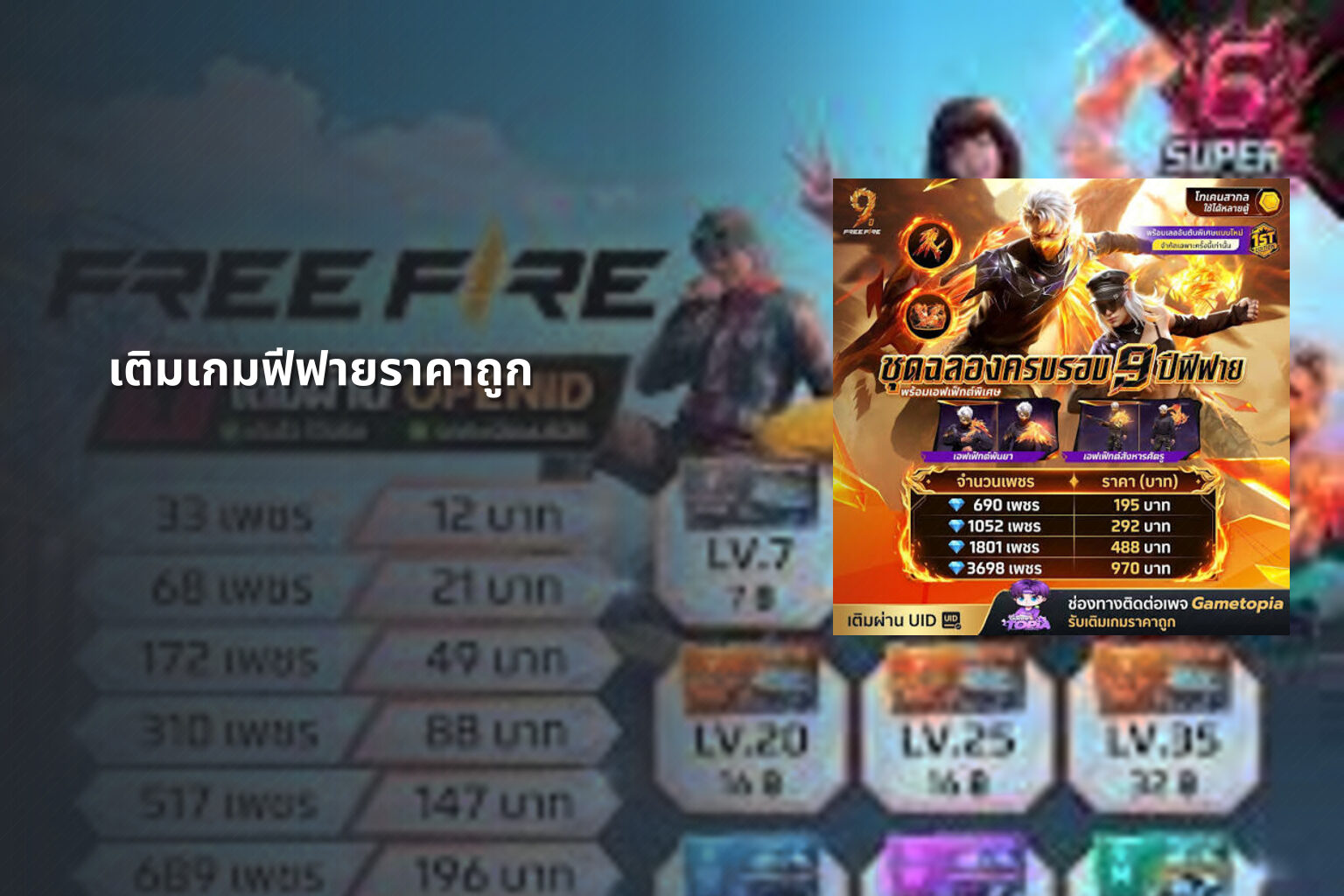 เติมเกมฟีฟายราคาถูก - gaming services