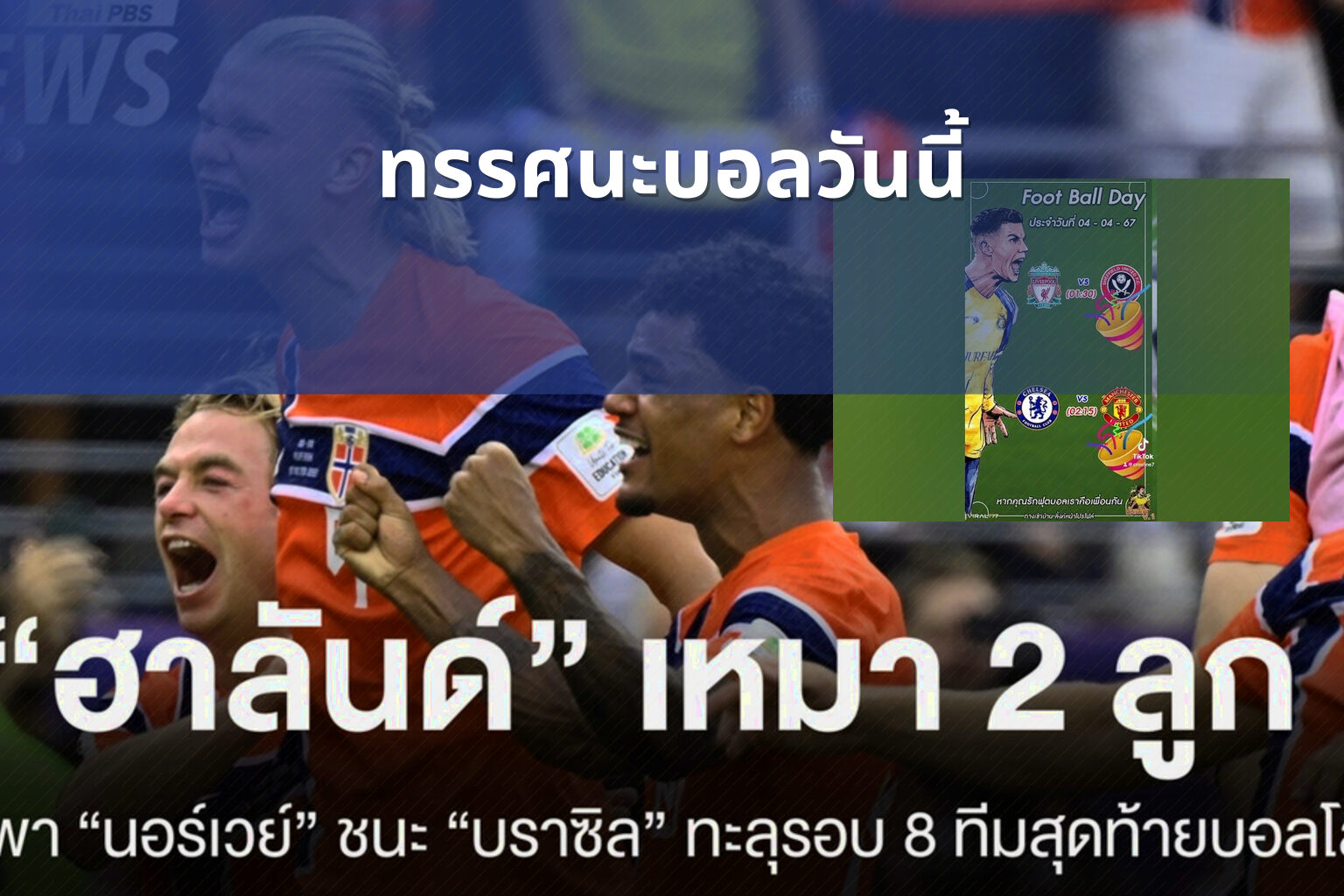 ทรรศนะบอลวันนี้ - sports analysis