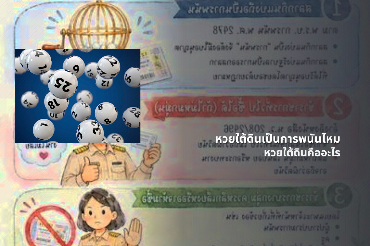 หวยใต้ดินเป็นการพนันไหม หวยใต้ดินคืออะไร