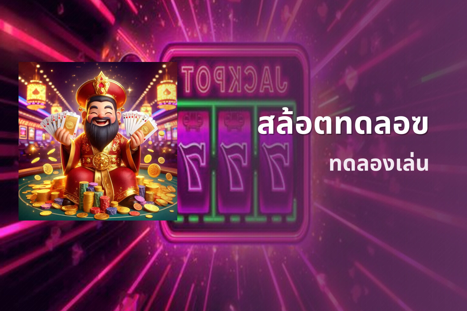 สล้อตทดลอฃ ทดลองเล่น