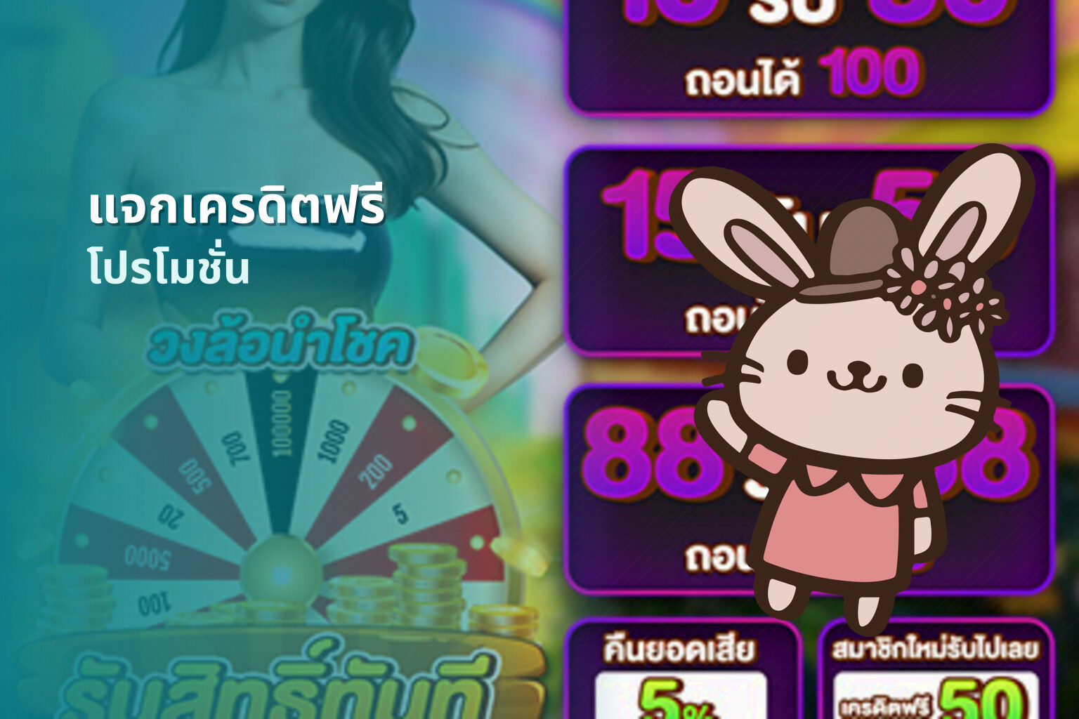 แจกเครดิตฟรี โปรโมชั่น