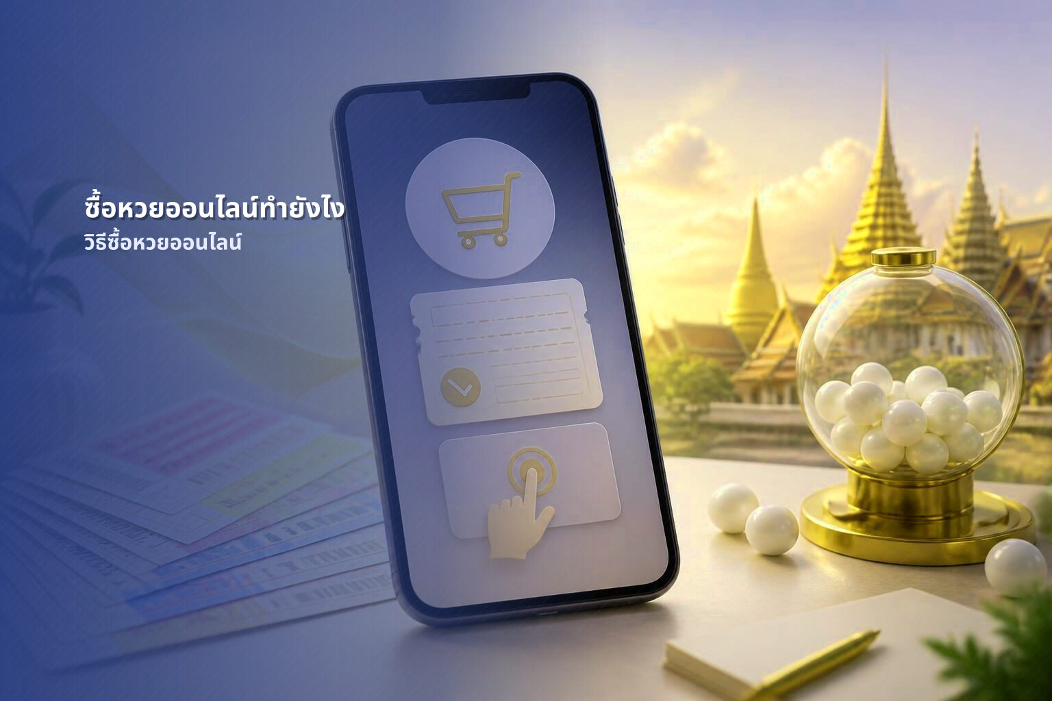 ซื้อหวยออนไลน์ทํายังไง - online lottery purchase methods