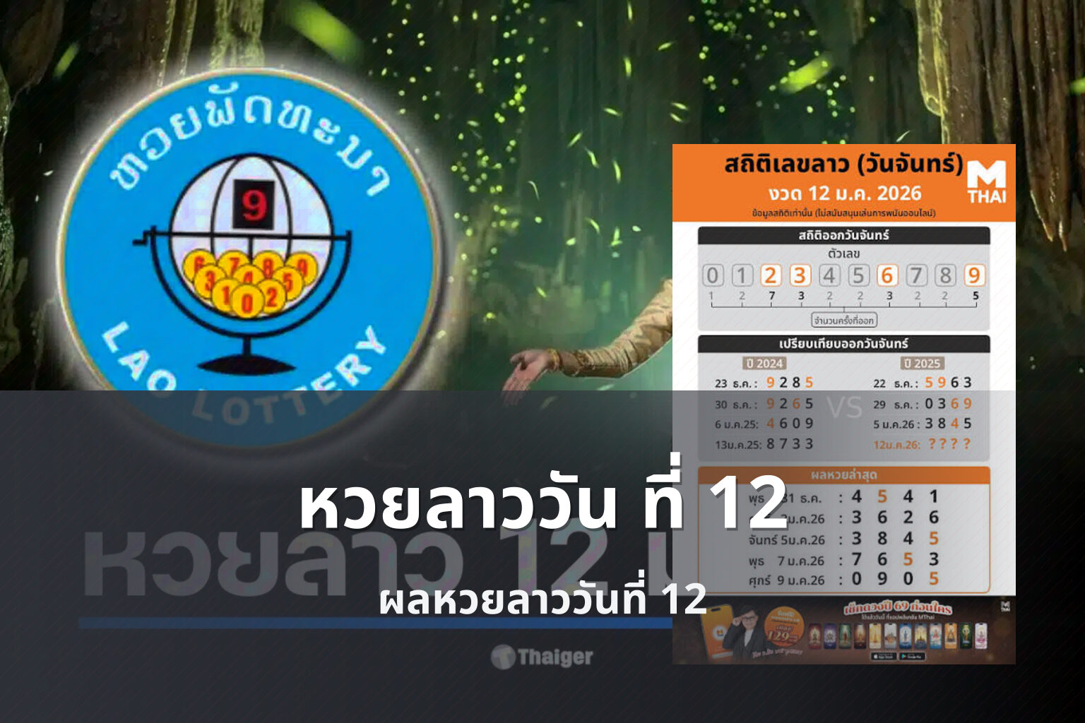 หวยลาววัน ที่ 12 - หวยลาว