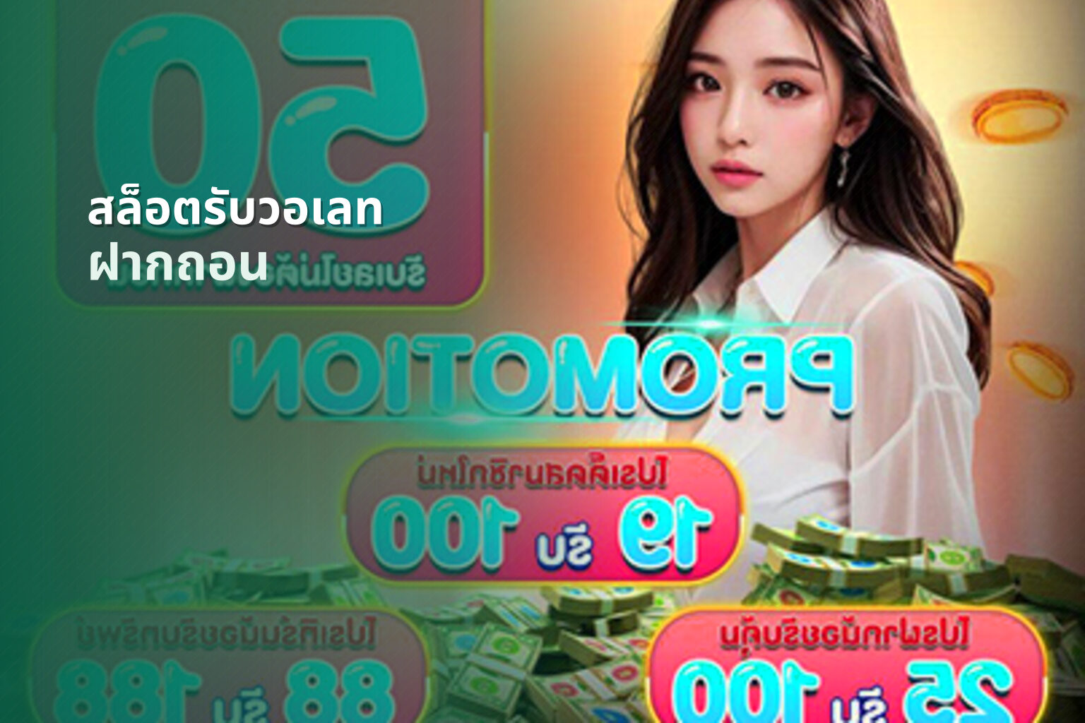 สล็อตรับวอเลท ฝากถอน