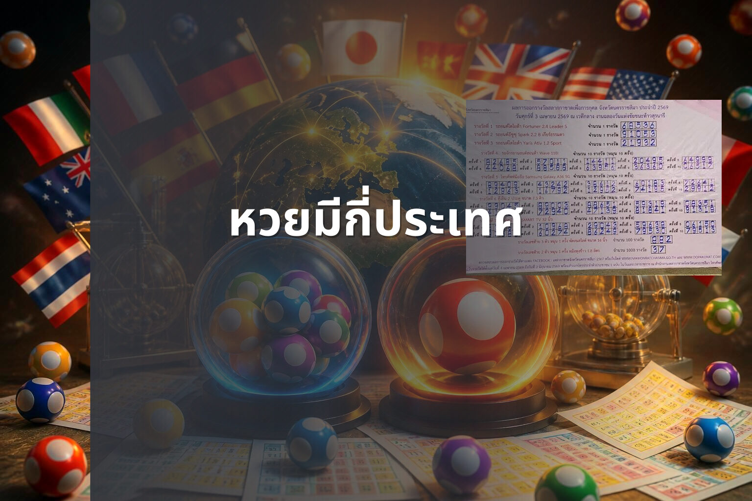 หวยมีกี่ประเทศ - หวย