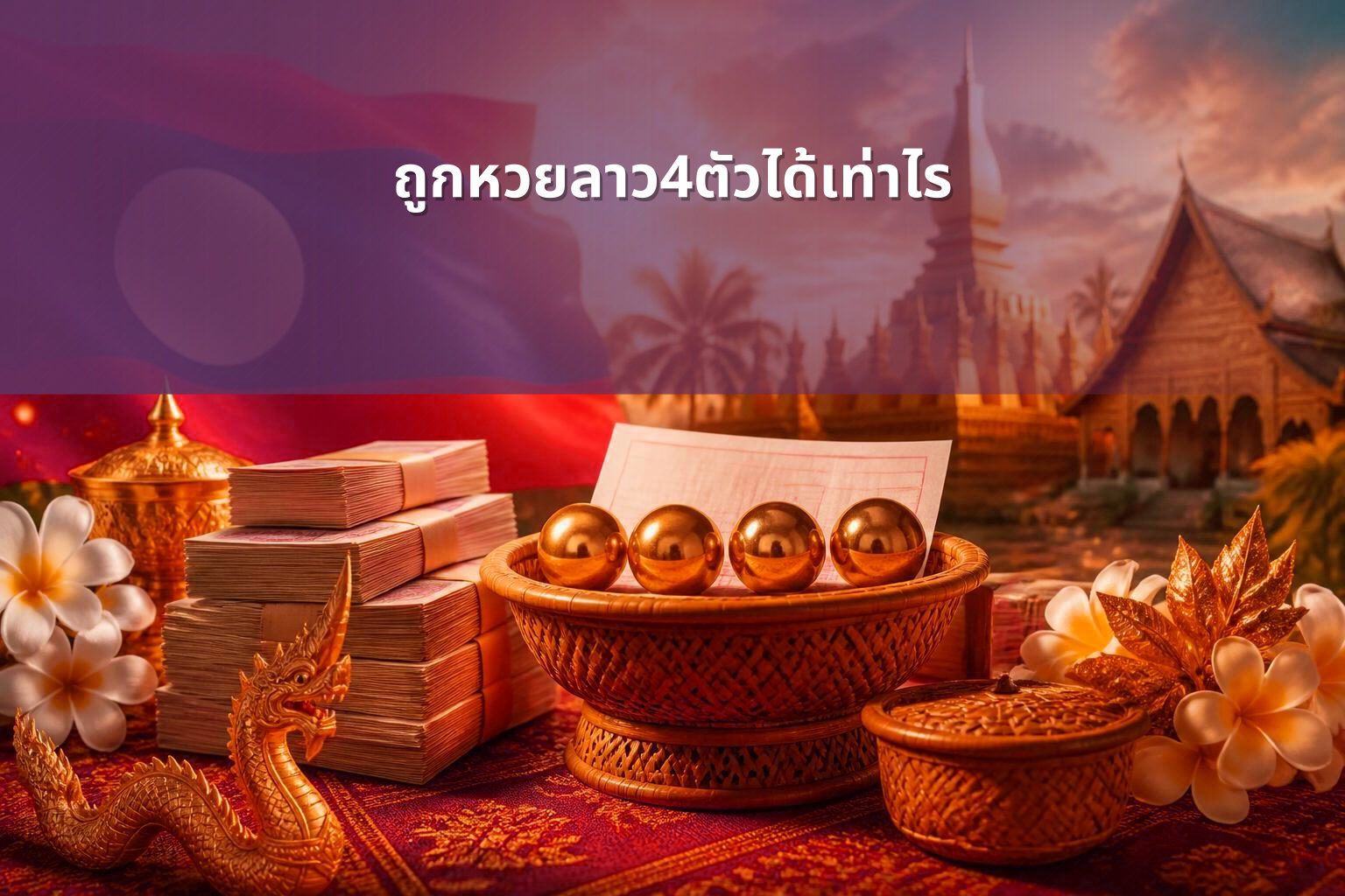 ถูกหวยลาว4ตัวได้เท่าไร - หวยลาว