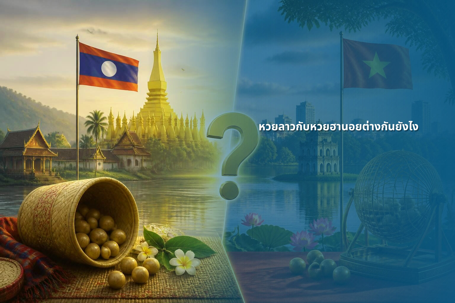 หวยลาวกับหวยฮานอยต่างกันยังไง - หวยลาว
