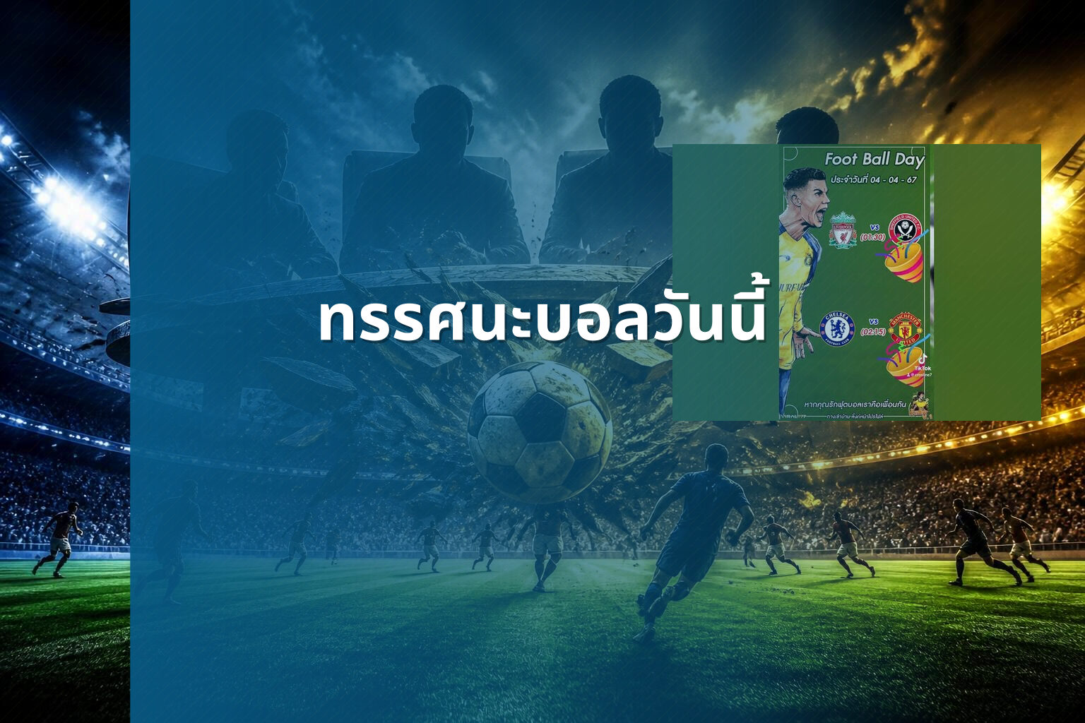 ทรรศนะบอลวันนี้ - sports analysis
