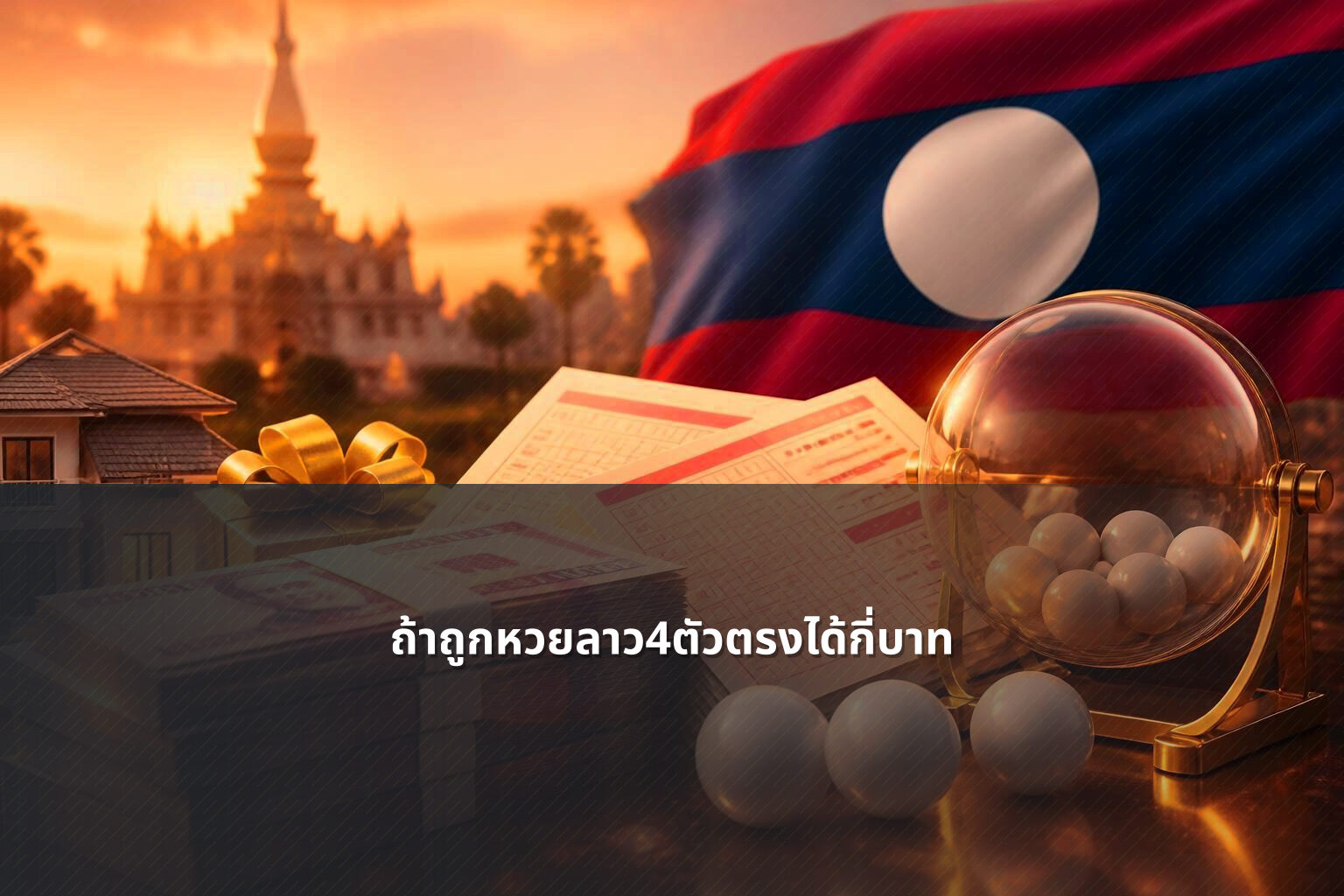 ถ้าถูกหวยลาว4ตัวตรงได้กี่บาท - lottery winnings