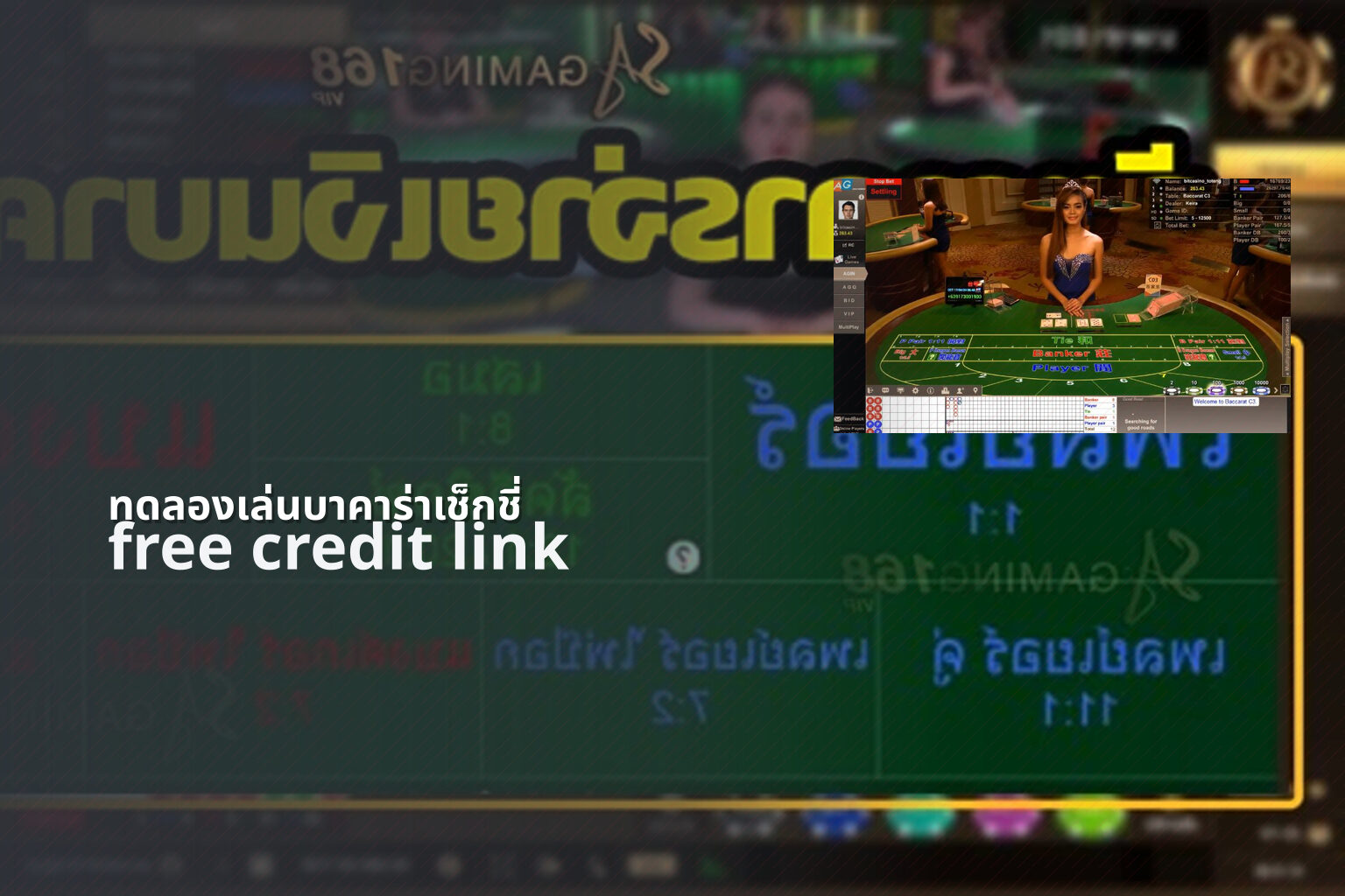 ทดลองเล่นบาคาร่าเช็กชี่ - gaming trial