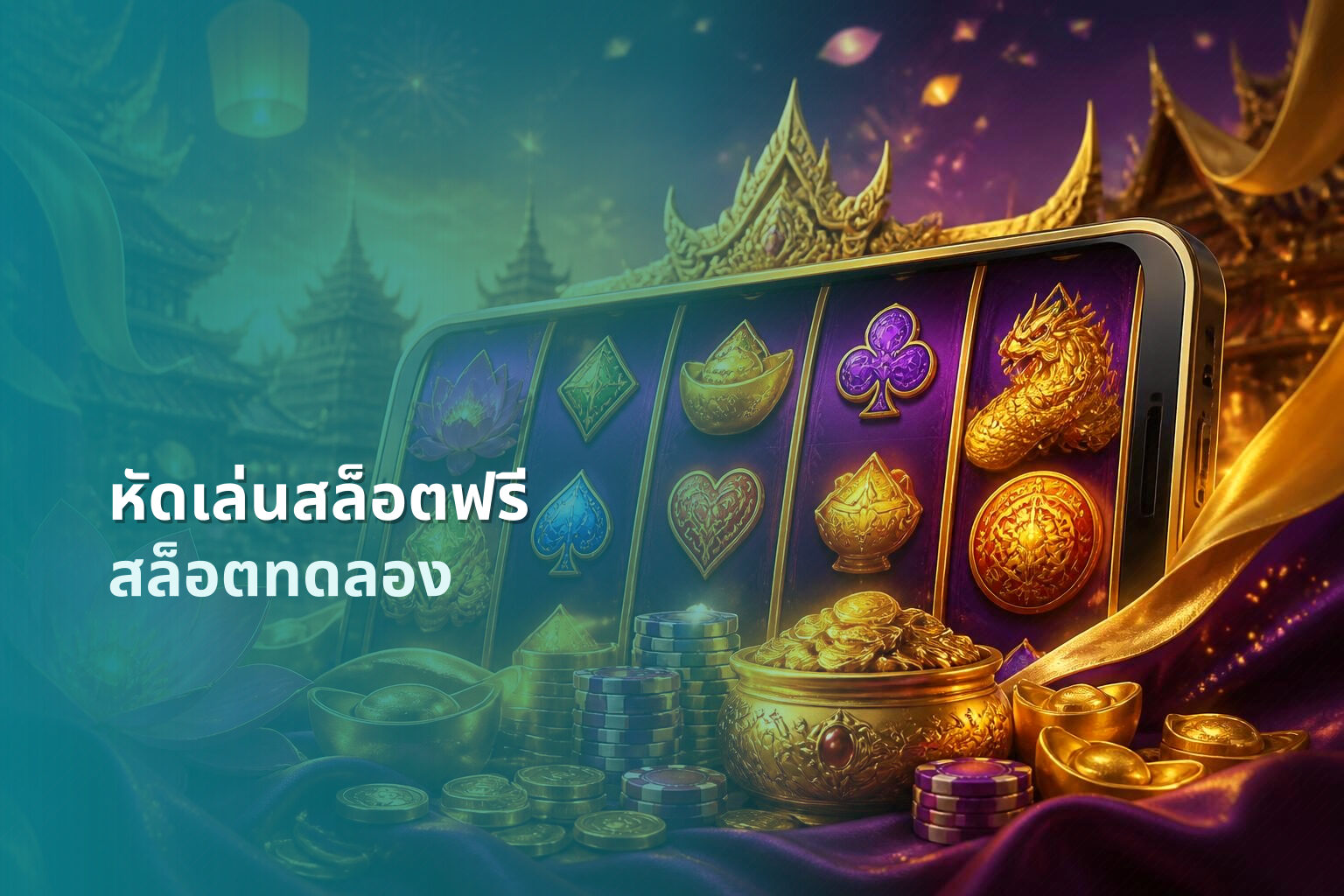 หัดเล่นสล็อตฟรี สล็อตทดลอง