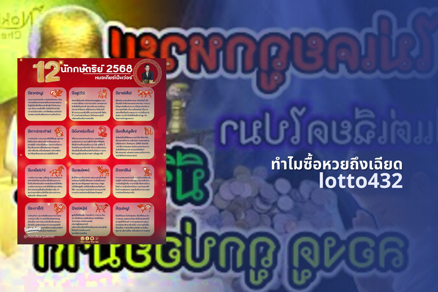 ทําไมซื้อหวยถึงเฉียด lotto432