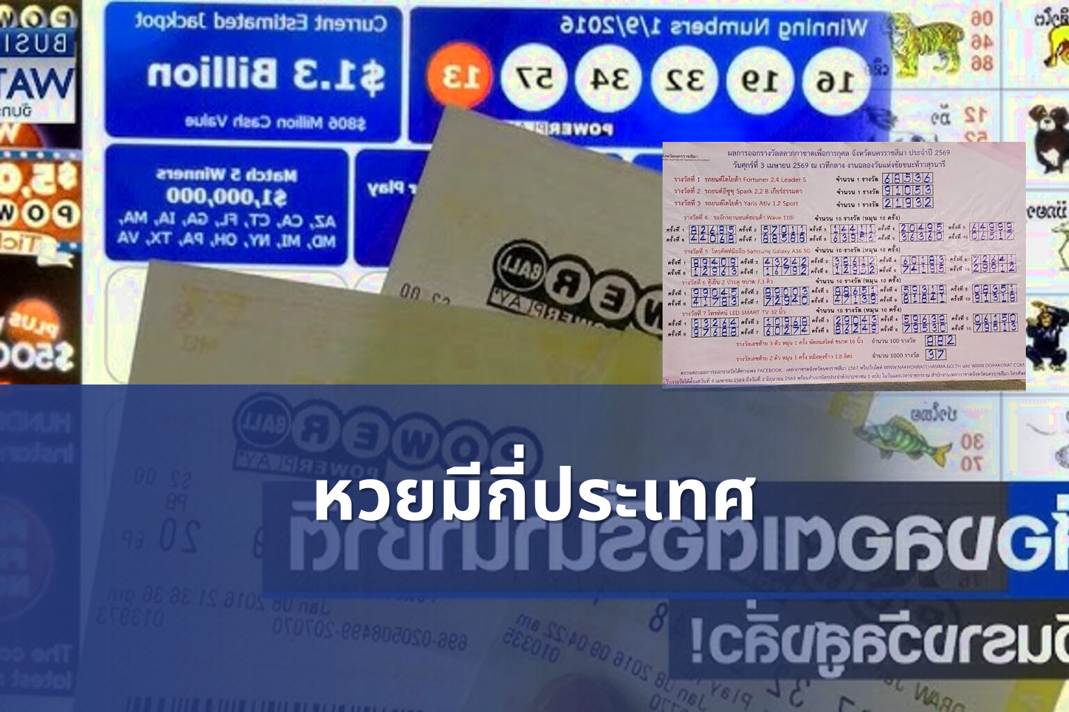หวยมีกี่ประเทศ - หวย