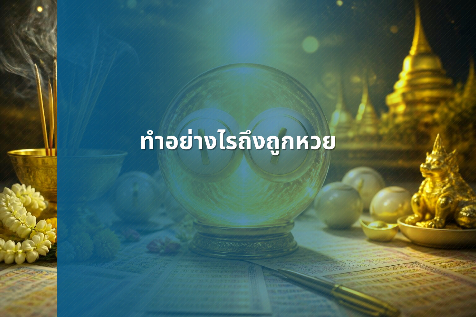 ทำอย่างไรถึงถูกหวย - หวย