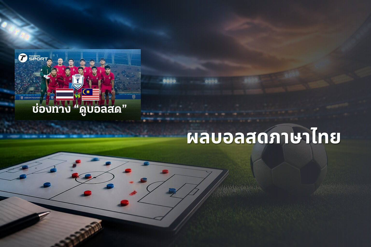 ผลบอลสดภาษาไทย - live football scores
