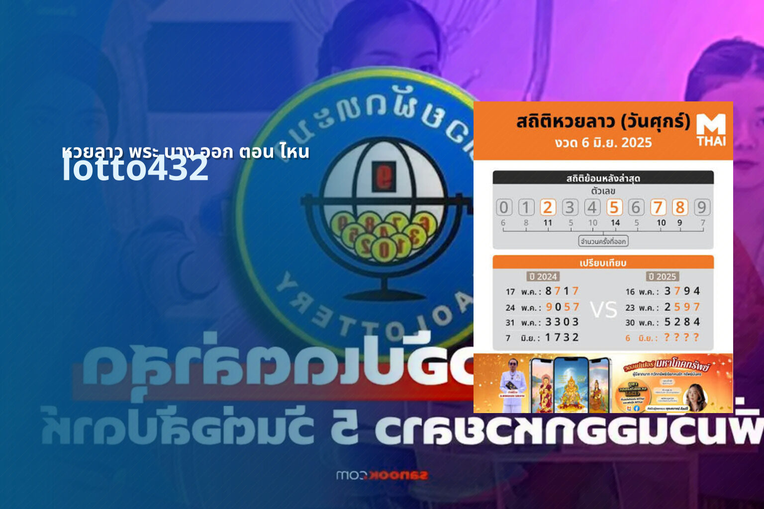 หวยลาว พระ บาง ออก ตอน ไหน - lottery draw time