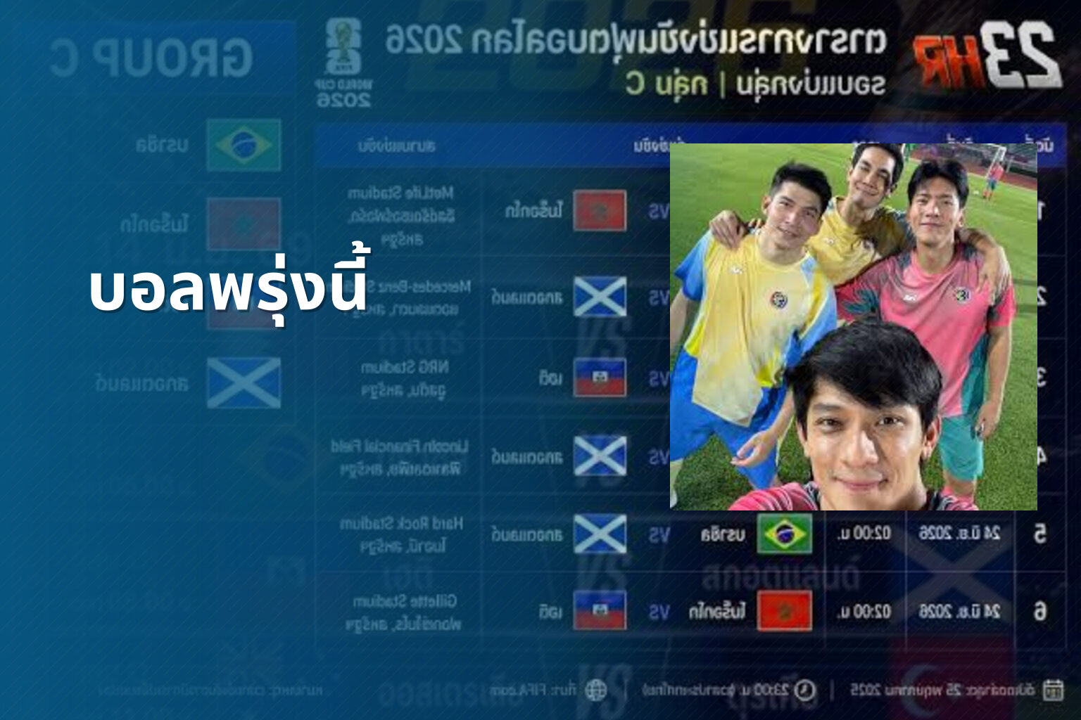 บอลพรุ่งนี้ - sports predictions