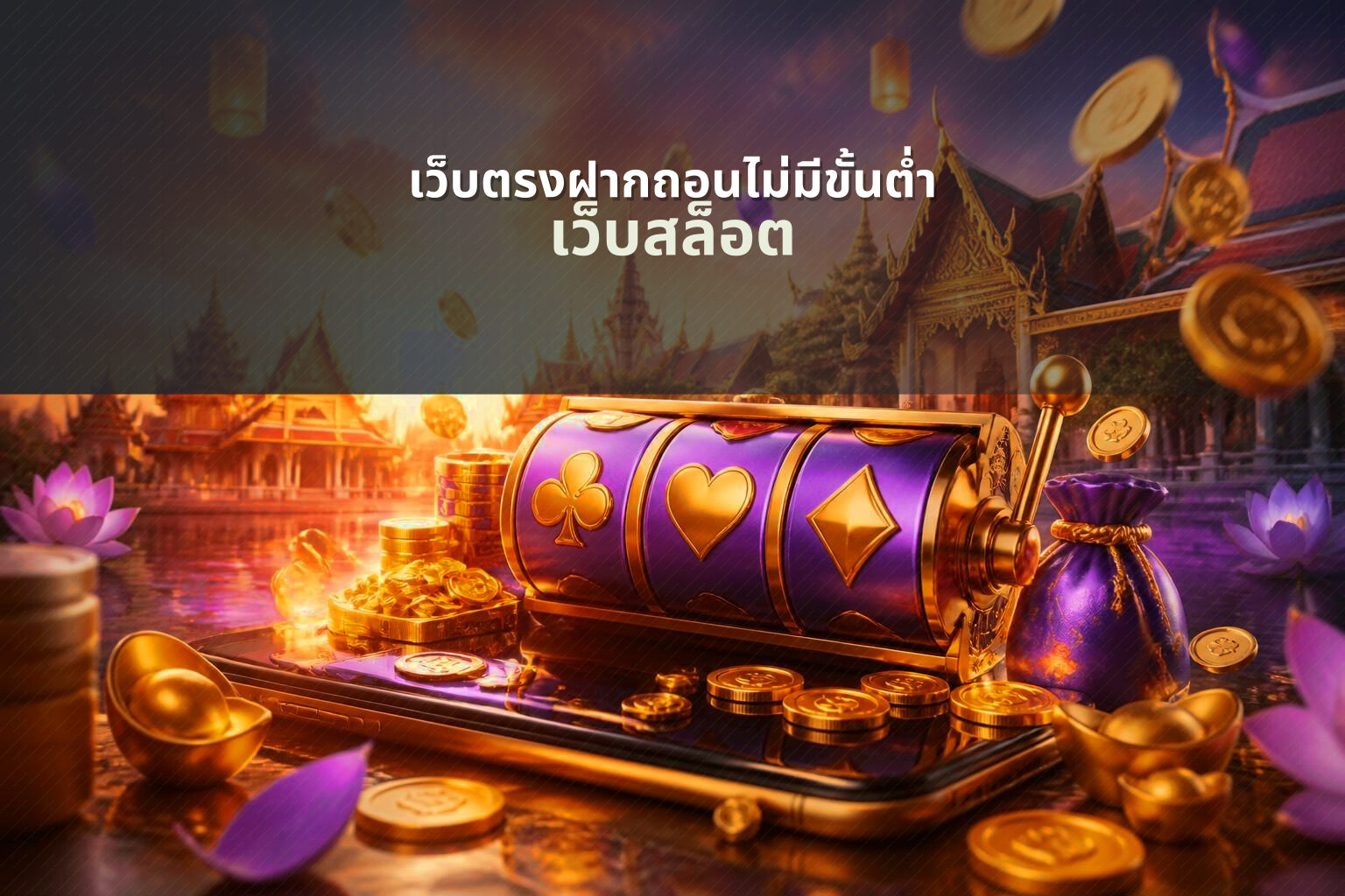 เว็บตรงฝากถอนไม่มีขั้นต่ํา เว็บสล็อต