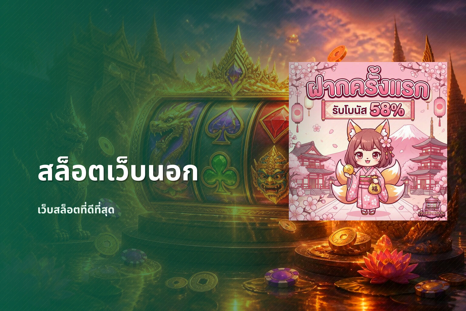 สล็อตเว็บนอก เว็บสล็อตที่ดีที่สุด