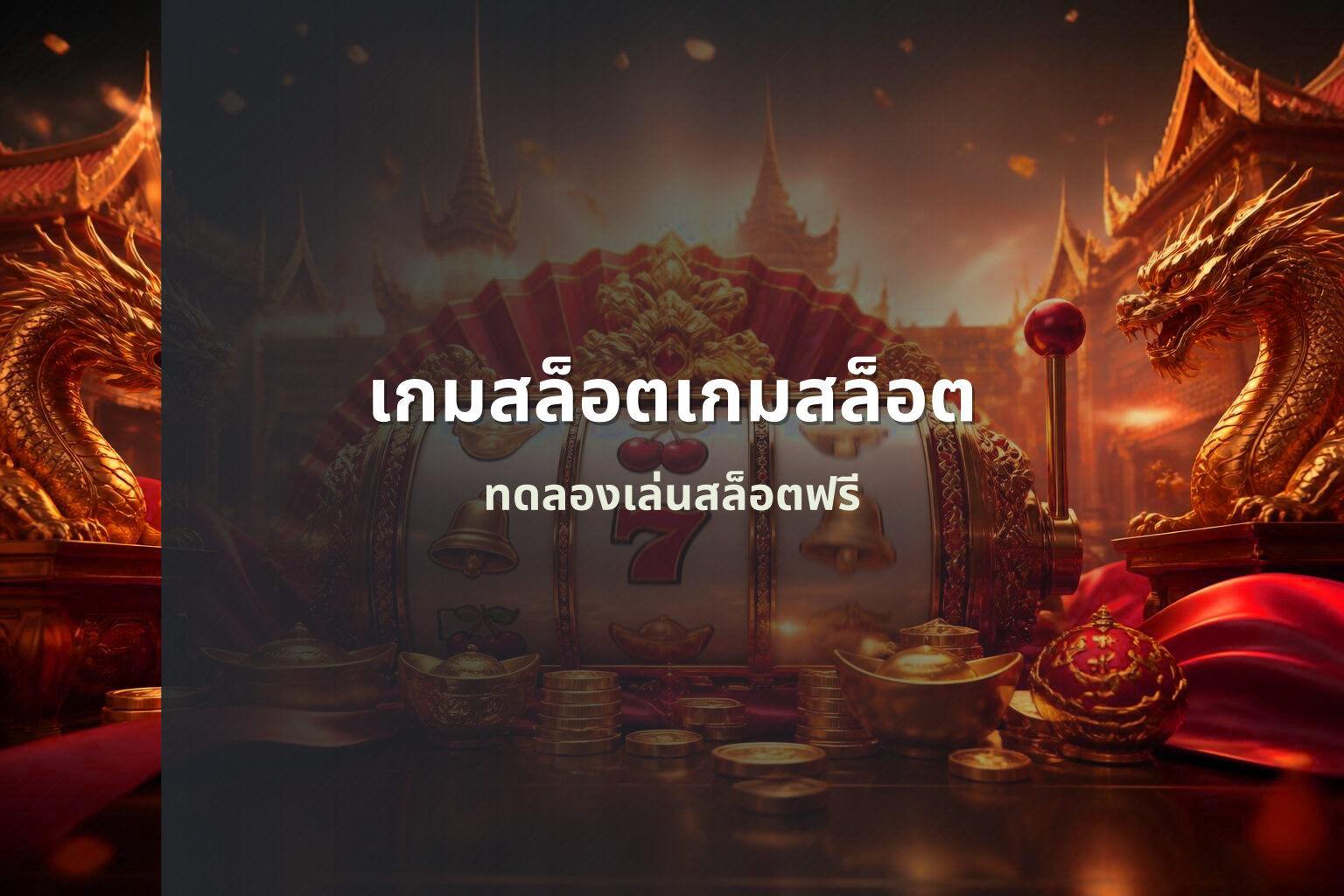 เกมสล็อตเกมสล็อต ทดลองเล่นสล็อตฟรี