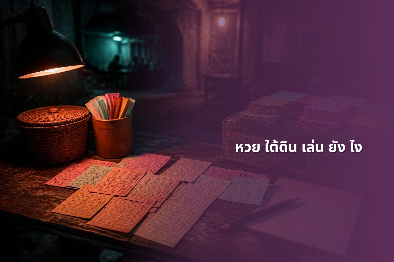 หวย ใต้ดิน เล่น ยัง ไง - หวยใต้ดิน