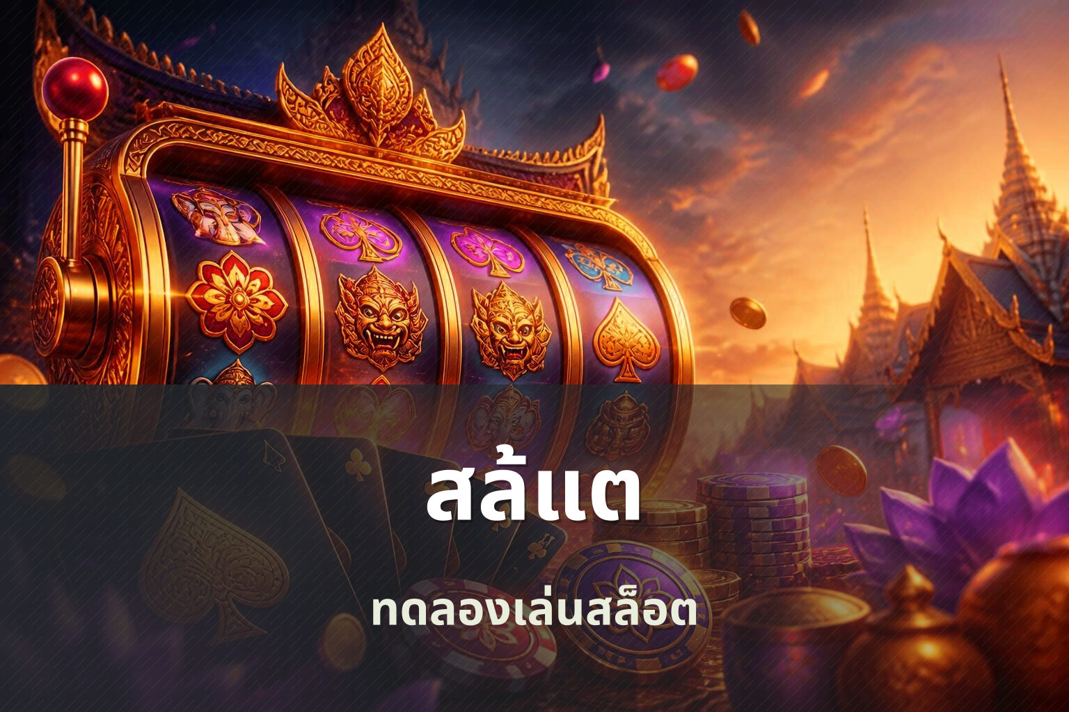 สล้แต ทดลองเล่นสล็อต