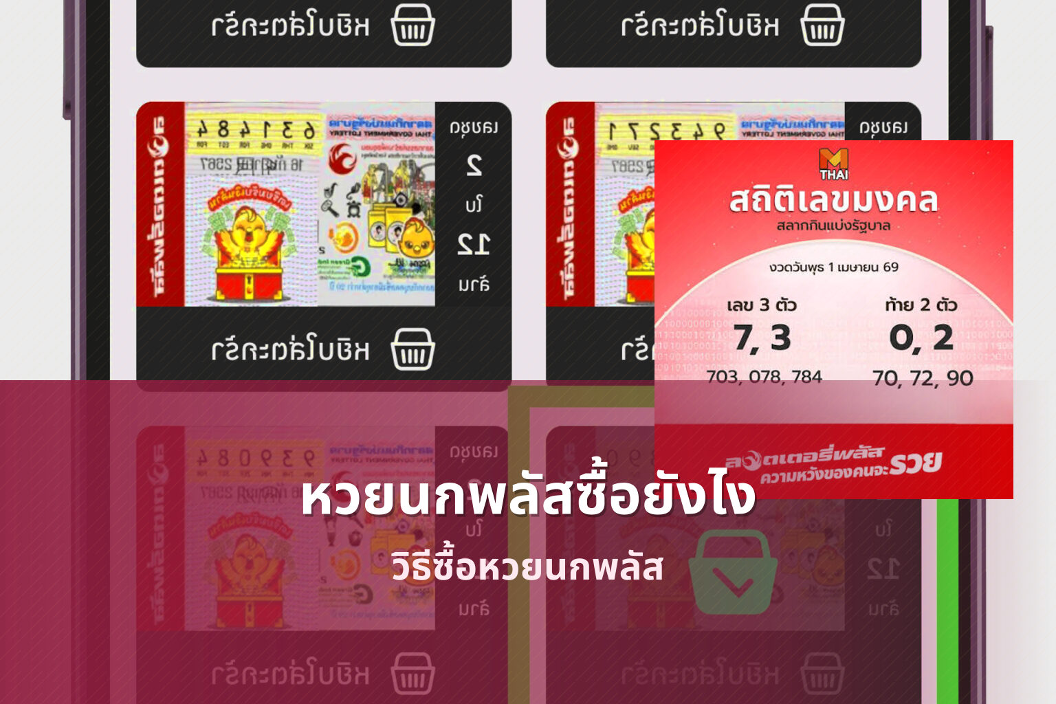 หวยนกพลัสซื้อยังไง วิธีซื้อหวยนกพลัส