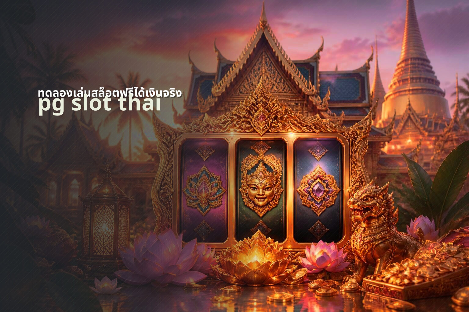 ทดลองเล่นสล็อตฟรีได้เงินจริง pg slot thai
